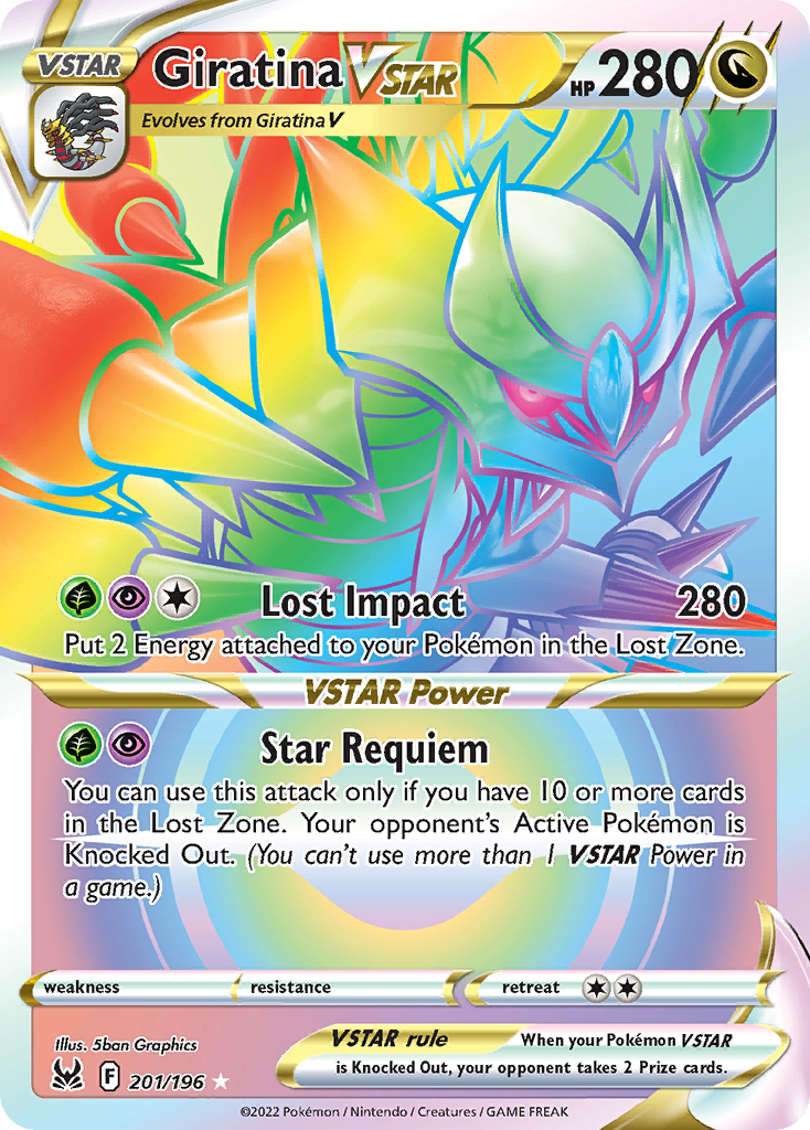 Giratina VSTAR – Lost Origin 201/196 Pokémon card