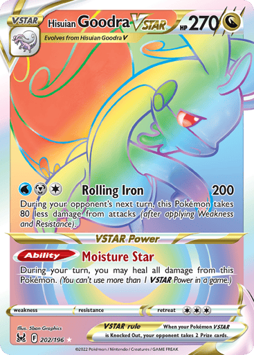 Hisuian Goodra VSTAR - Lost Origin 202