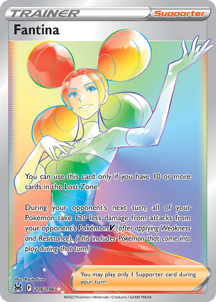 Fantina – Lost Origin 206/196 Pokémon card