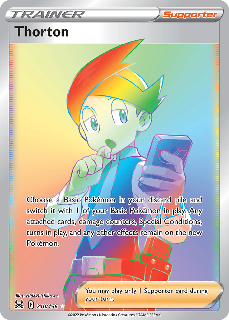 Thorton – Lost Origin 210/196 Pokémon card
