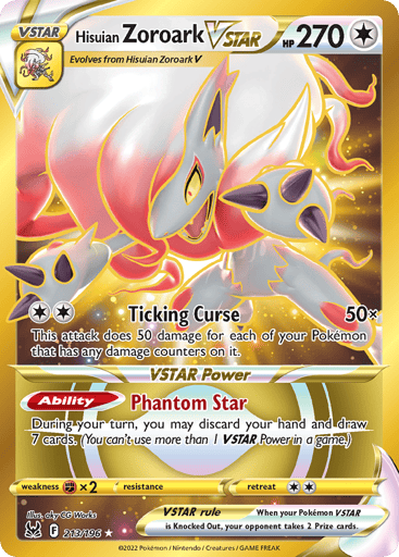 Hisuian Zoroark VSTAR - Lost Origin 213