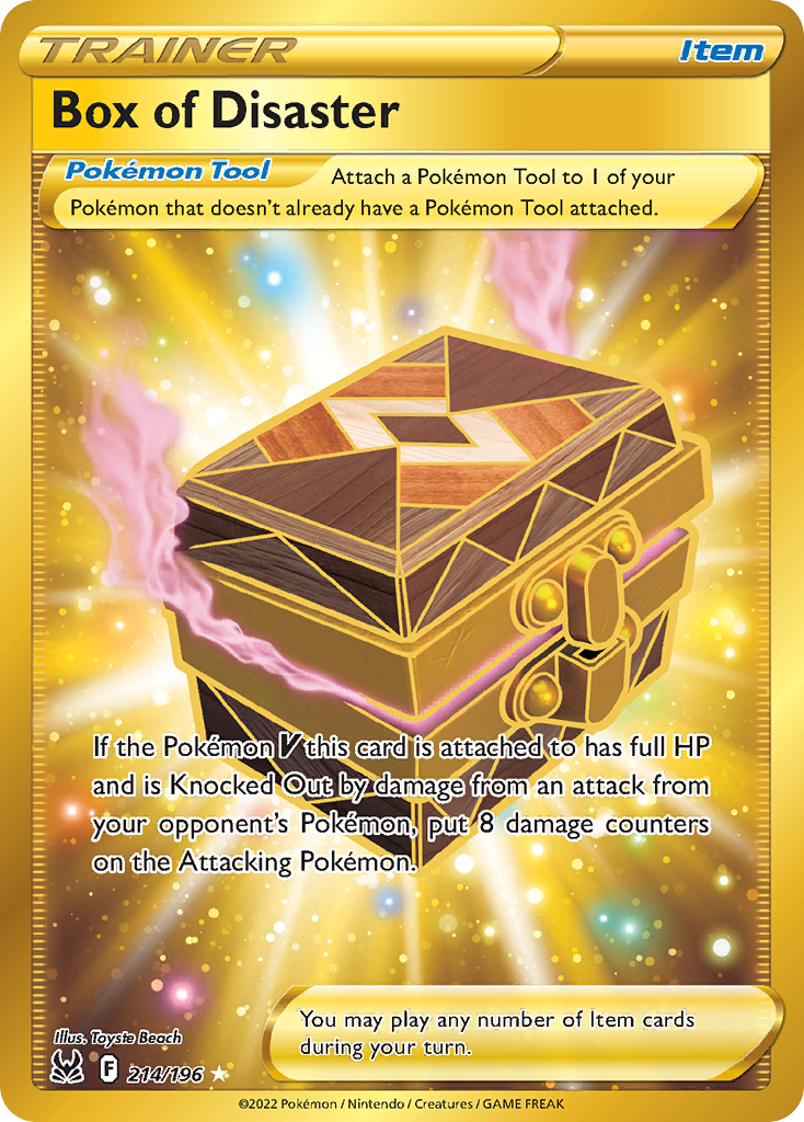 Box of Disaster – Lost Origin 214/196 Pokémon card