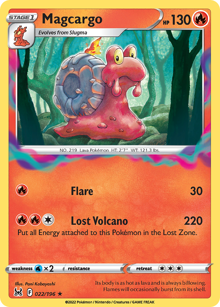 Magcargo – Lost Origin 022/196 Pokémon card