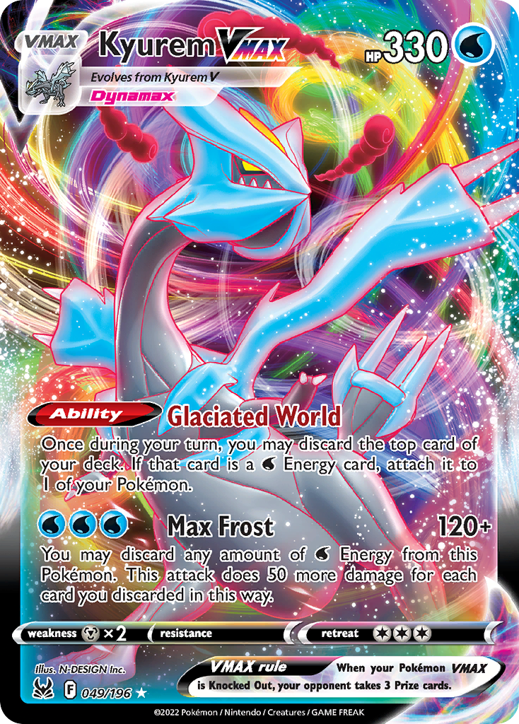 Kyurem VMAX – Lost Origin 049/196 Pokémon card