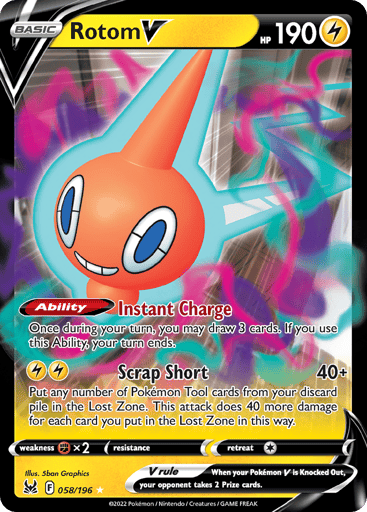 Rotom V - Lost Origin 58