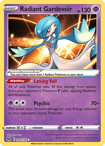 Radiant Gardevoir - Lost Origin 69