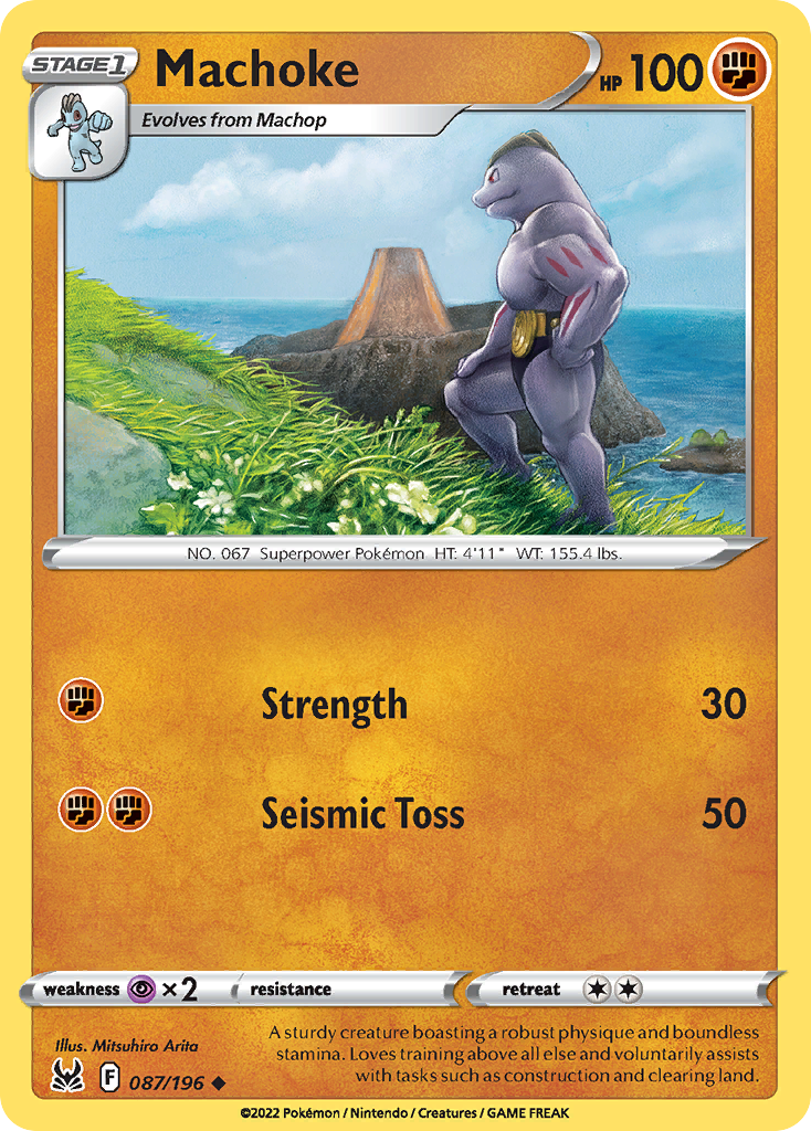 Machoke – Lost Origin 087/196 Pokémon card