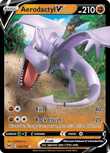 Aerodactyl V - Lost Origin 92