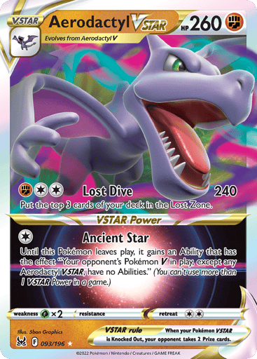 Aerodactyl VSTAR - Lost Origin 93