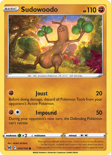 Sudowoodo - Lost Origin 94
