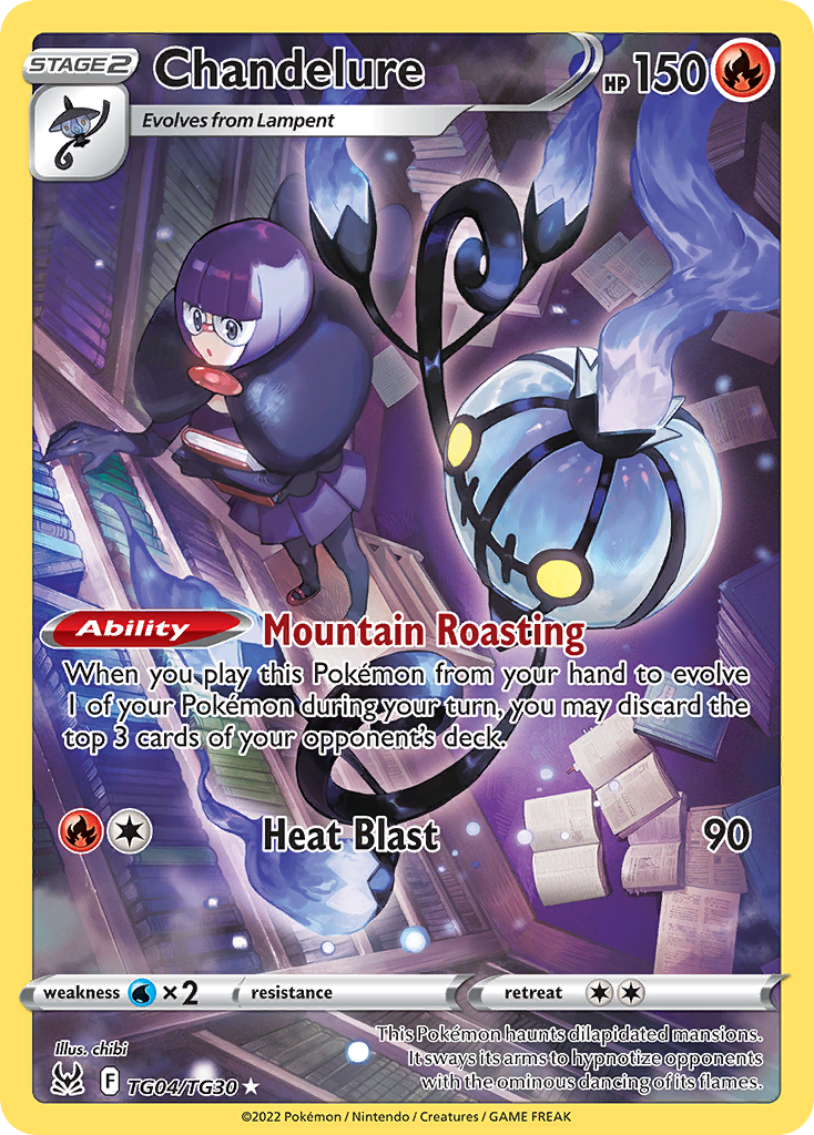 Chandelure – Lost Origin Trainer Gallery TG04/TG30 Pokémon card