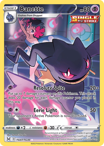 Banette - Lost Origin Trainer Gallery TG07