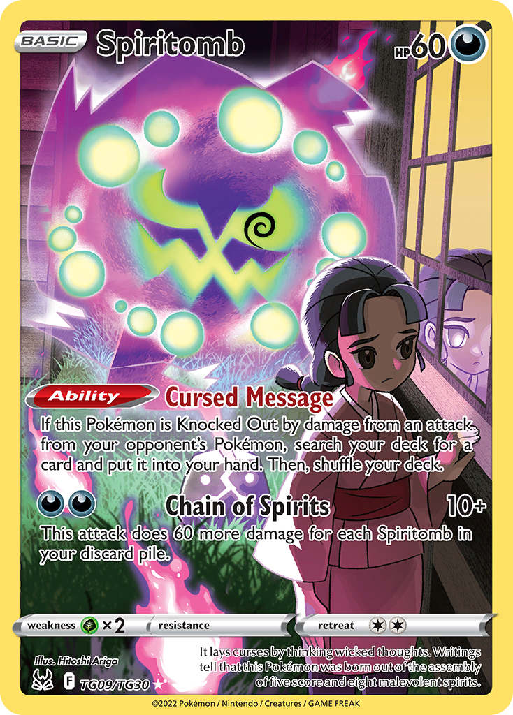 Spiritomb – Lost Origin Trainer Gallery TG09/TG30 Pokémon card