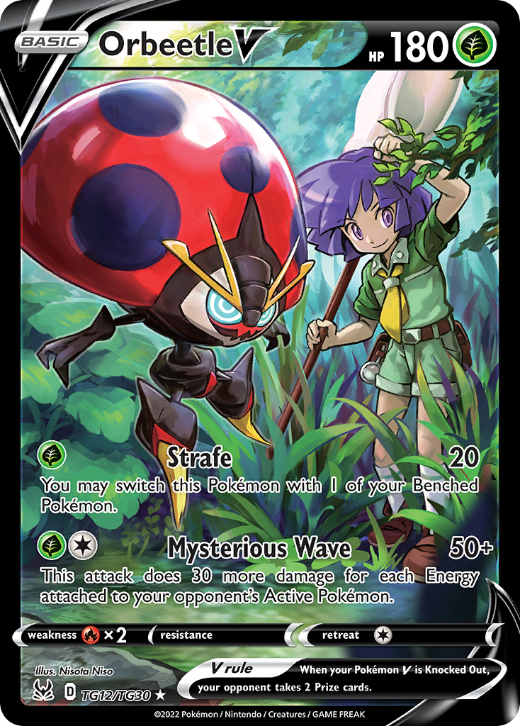 Orbeetle V – Lost Origin Trainer Gallery TG12/TG30 Pokémon card