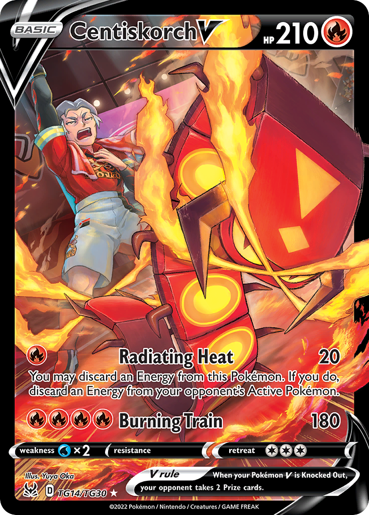 Centiskorch V – Lost Origin Trainer Gallery TG14/TG30 Pokémon card