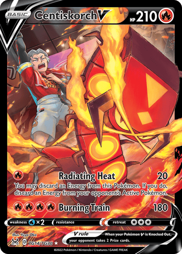 Centiskorch V - Lost Origin Trainer Gallery TG14