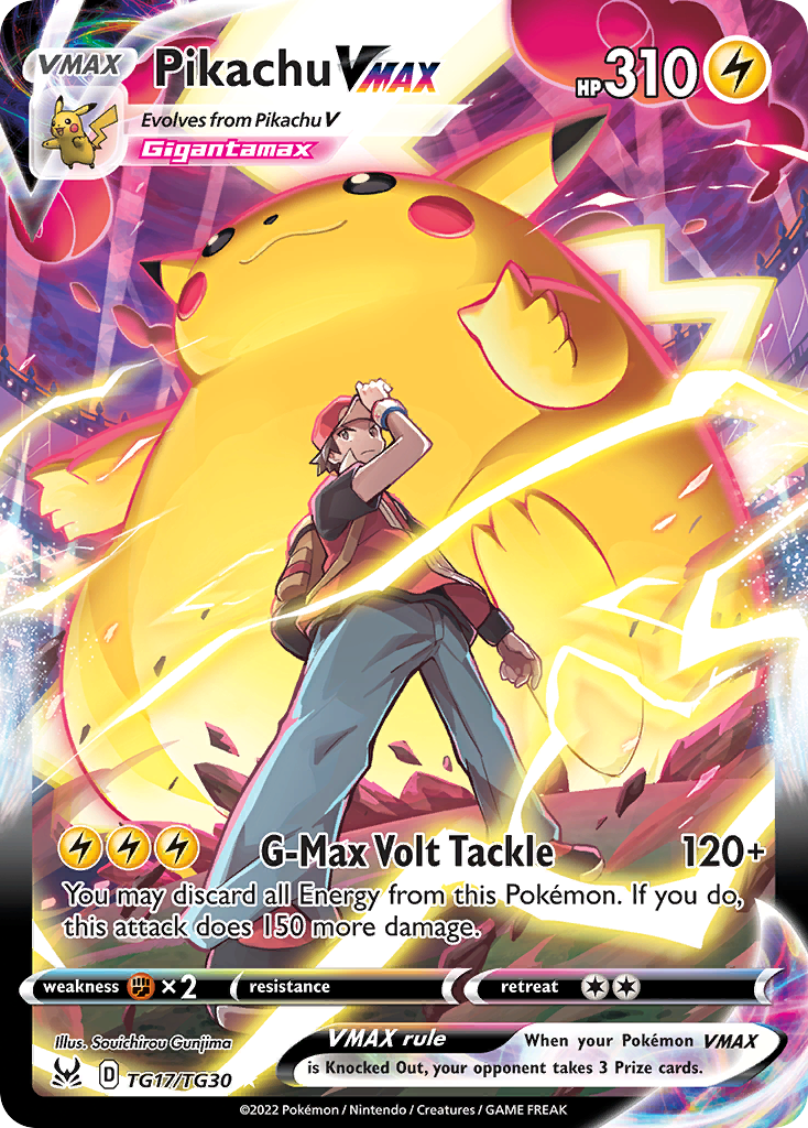 Pikachu VMAX – Lost Origin Trainer Gallery TG17/TG30 Pokémon card