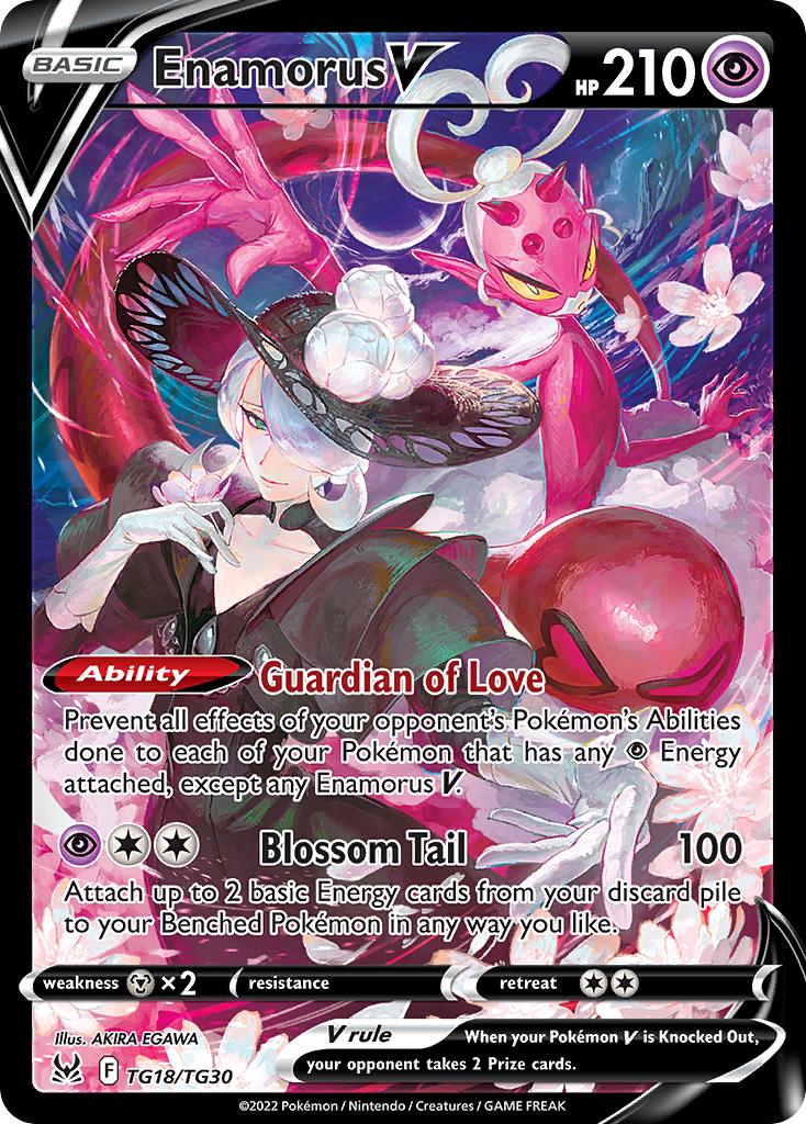 Enamorus V – Lost Origin Trainer Gallery TG18/TG30 Pokémon card