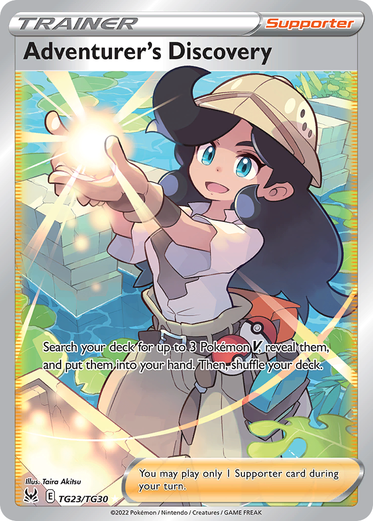 Adventurer's Discovery – Lost Origin Trainer Gallery TG23/TG30 Pokémon card
