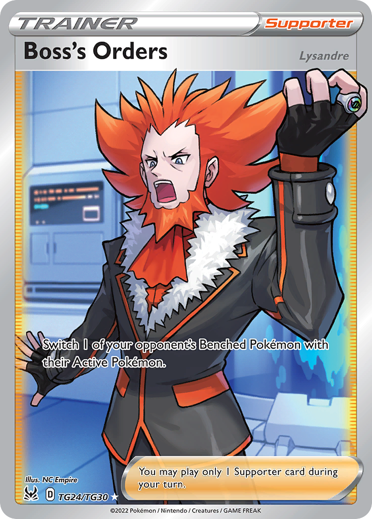 Boss's Orders – Lost Origin Trainer Gallery TG24/TG30 Pokémon card