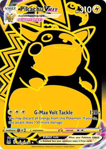 Pikachu VMAX - Lost Origin Trainer Gallery TG29