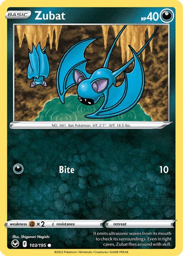 Zubat - Silver Tempest 103