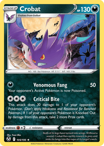 Crobat - Silver Tempest 105