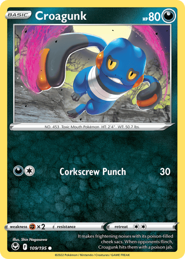 Croagunk - Silver Tempest 109