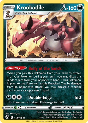 Krookodile - Silver Tempest 113