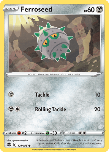 Ferroseed - Silver Tempest 121