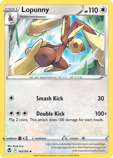 Lopunny - Silver Tempest 145