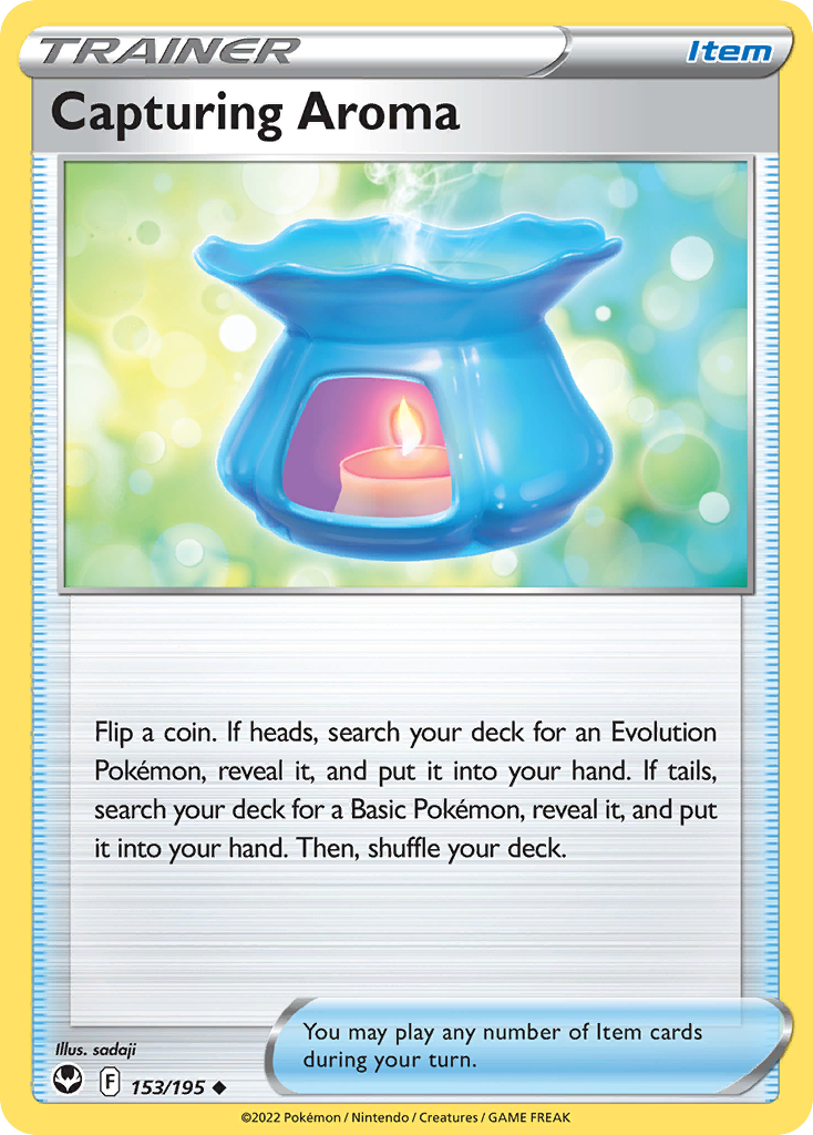 Capturing Aroma – Silver Tempest 153/195 Pokémon card