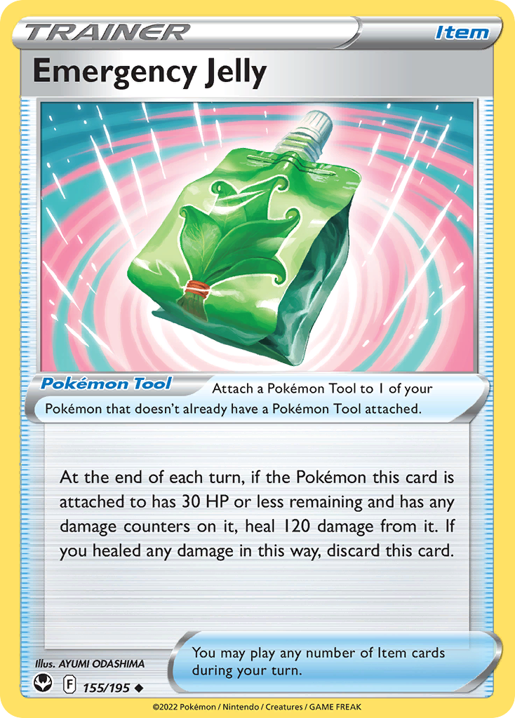 Emergency Jelly – Silver Tempest 155/195 Pokémon card