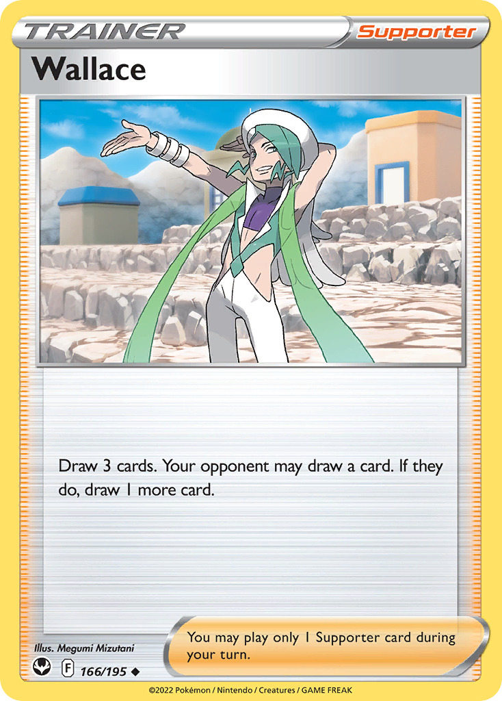 Wallace – Silver Tempest 166/195 Pokémon card