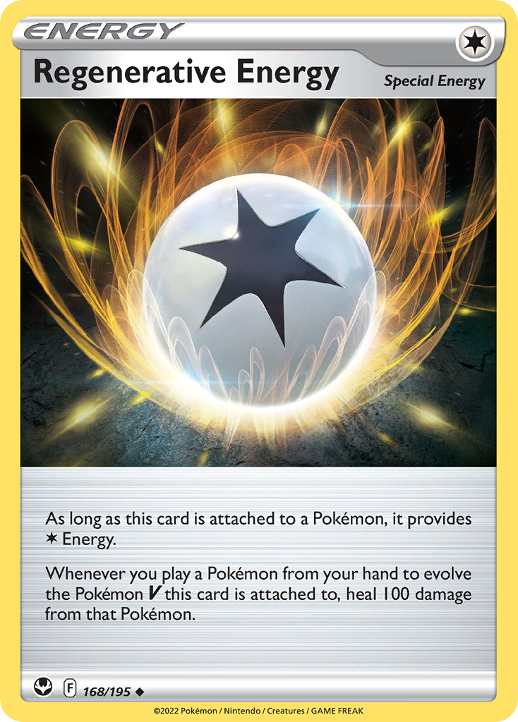 Regenerative Energy – Silver Tempest 168/195 Pokémon card