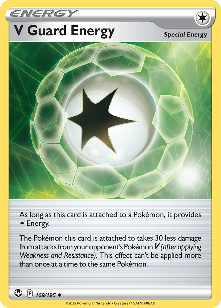 V Guard Energy – Silver Tempest 169/195 Pokémon card