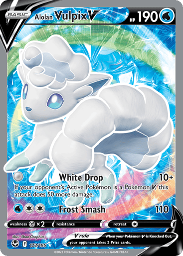 Alolan Vulpix V - Silver Tempest 173