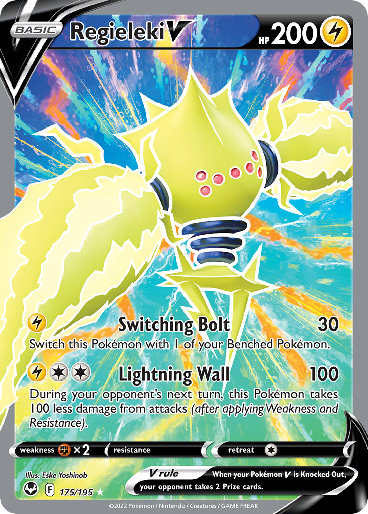 Regieleki V – Silver Tempest 175/195 Pokémon card