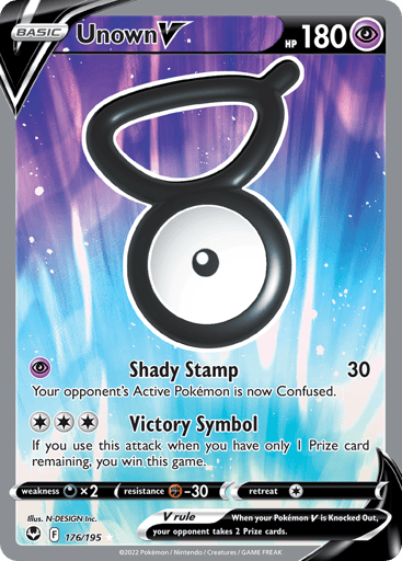 Unown V - Silver Tempest 176