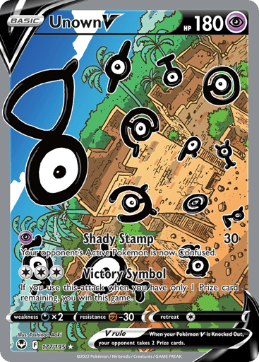 Unown V - Silver Tempest 177