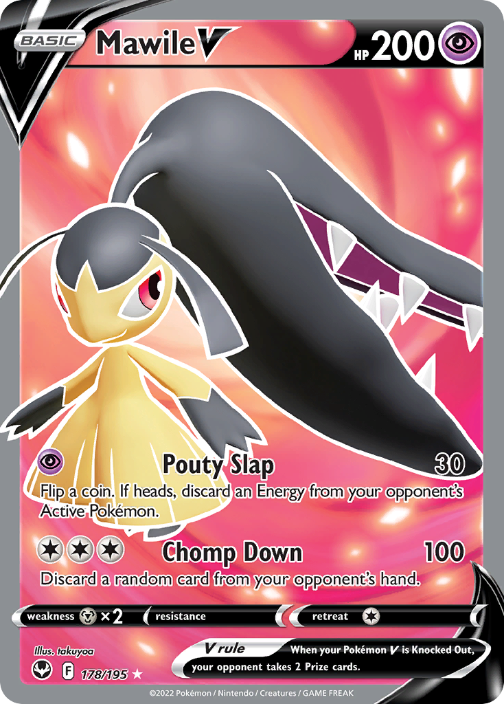 Mawile V – Silver Tempest 178/195 Pokémon card