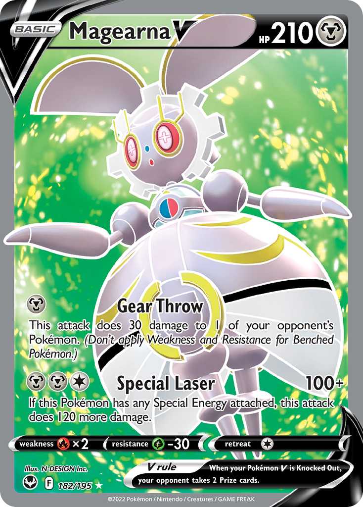 Magearna V – Silver Tempest 182/195 Pokémon card