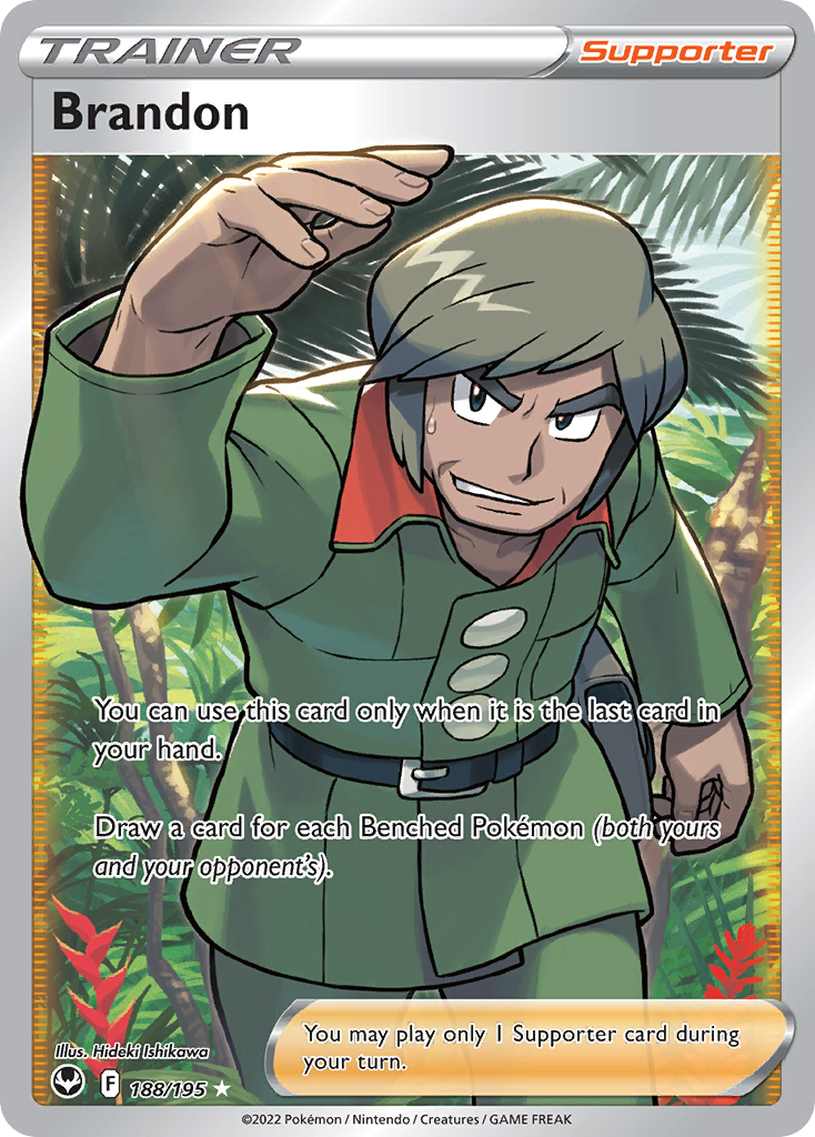 Brandon – Silver Tempest 188/195 Pokémon card