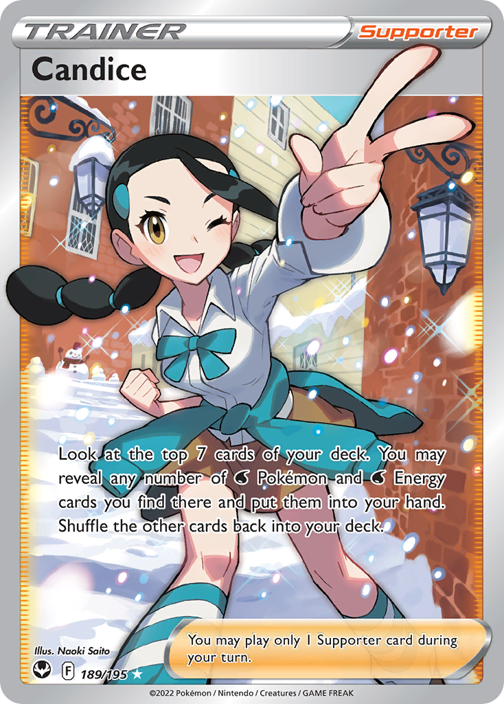 Candice – Silver Tempest 189/195 Pokémon card