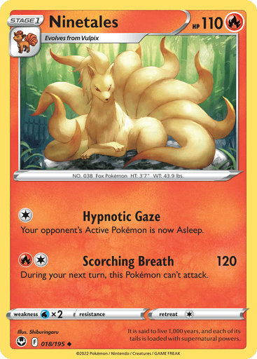 Ninetales - Silver Tempest 18