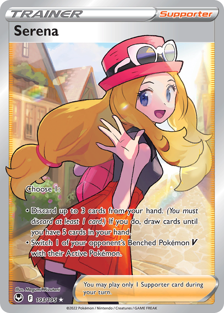 Serena – Silver Tempest 193/195 Pokémon card