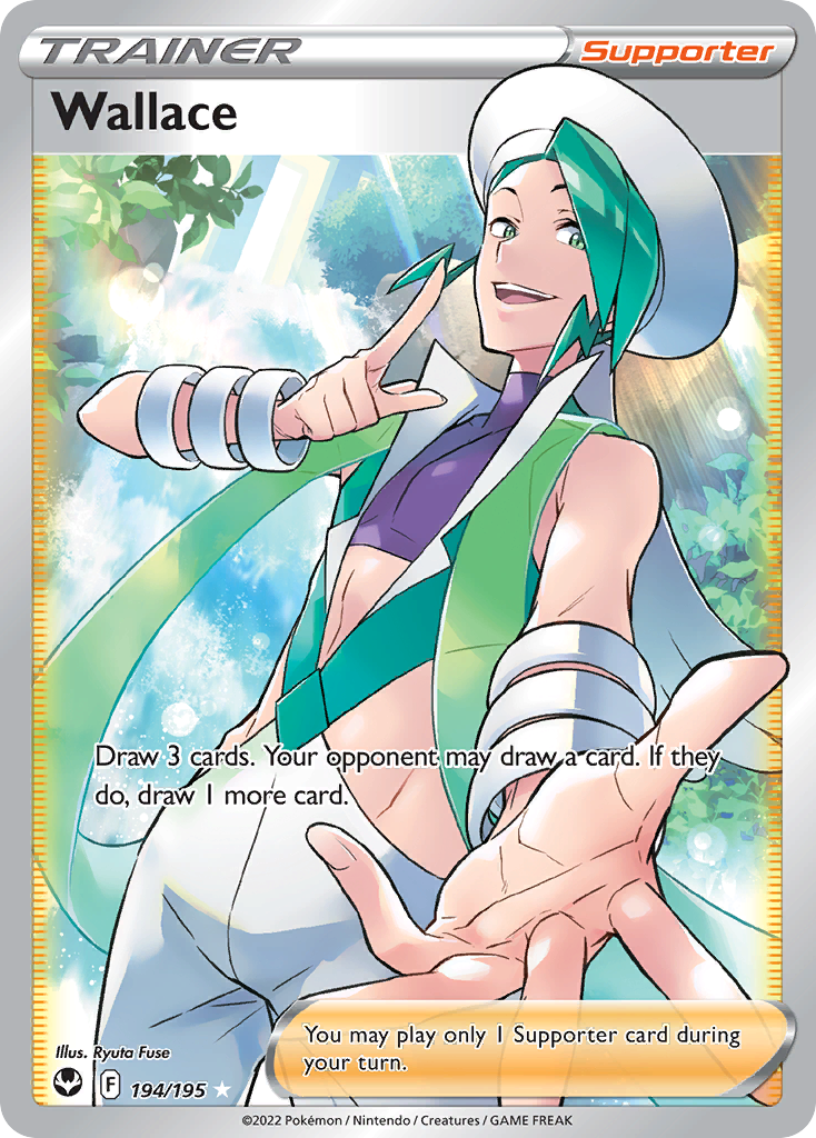 Wallace – Silver Tempest 194/195 Pokémon card
