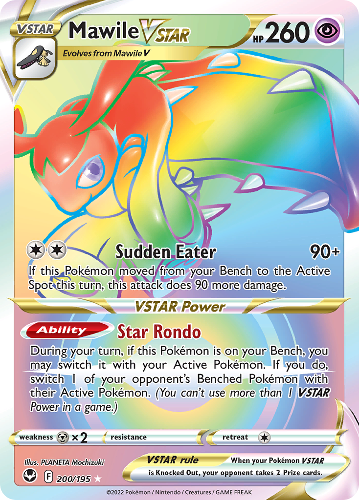 Mawile VSTAR – Silver Tempest 200/195 Pokémon card