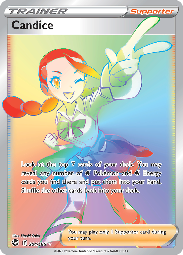 Candice – Silver Tempest 204/195 Pokémon card