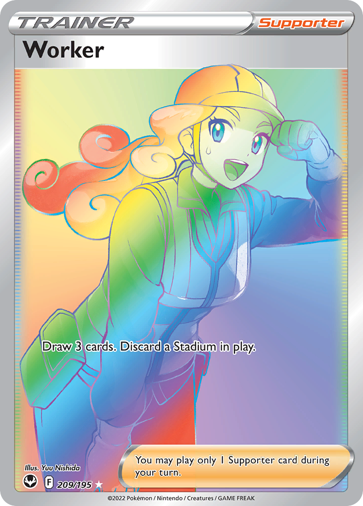 Worker – Silver Tempest 209/195 Pokémon card